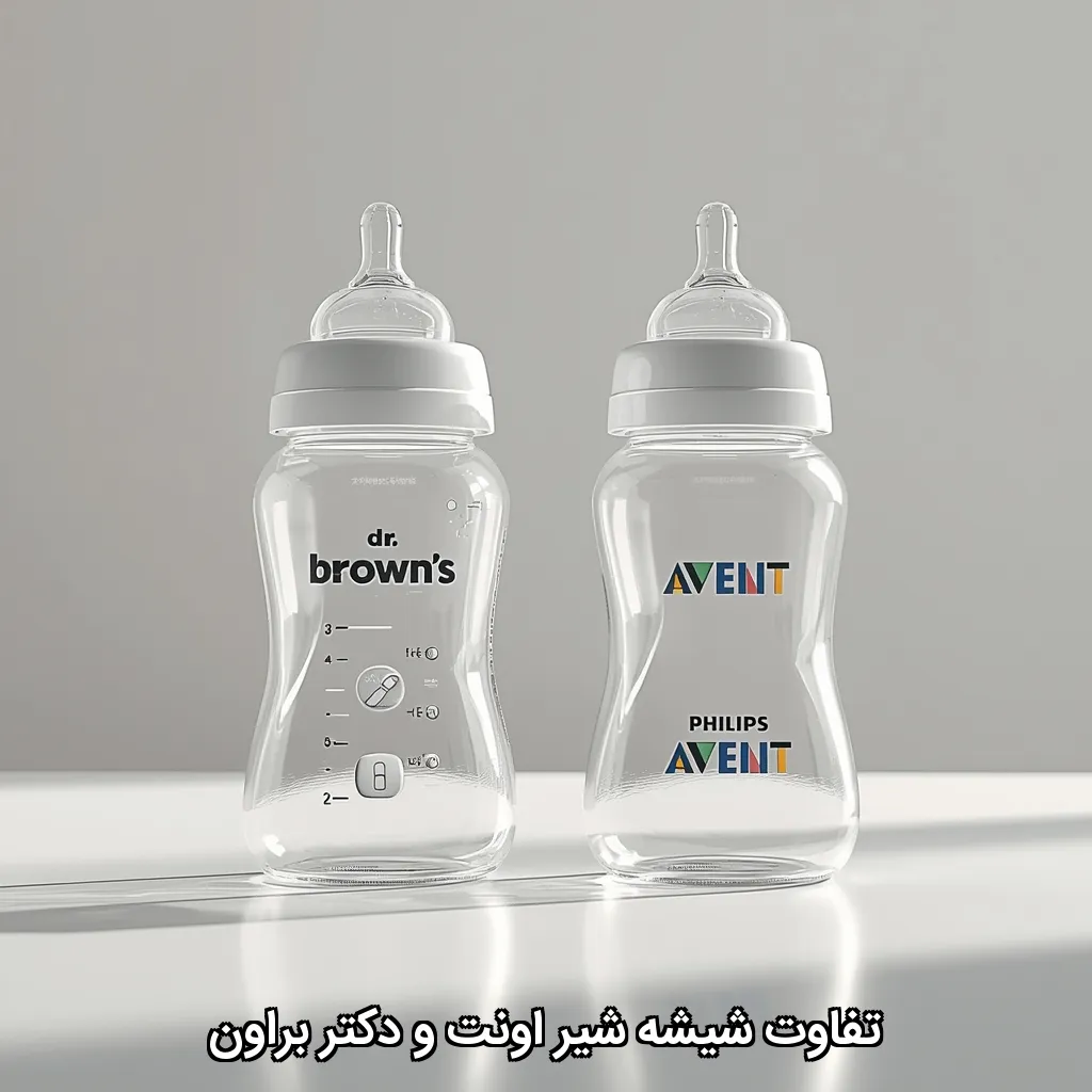 تفاوت شیشه شیر اونت و دکتر براون چیست؟