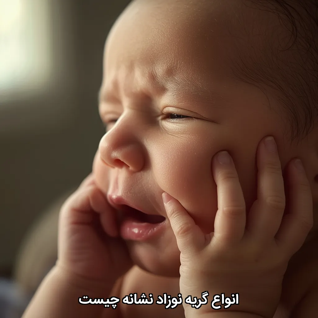 انواع گریه نوزاد نشانه چیست