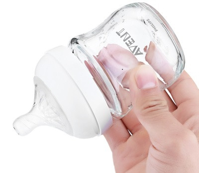 شیشه شیر پیرکس فیلیپس اونت PHILIPS AVENT سایز ۱۲۰ میل مدل نچرال ریسپانس