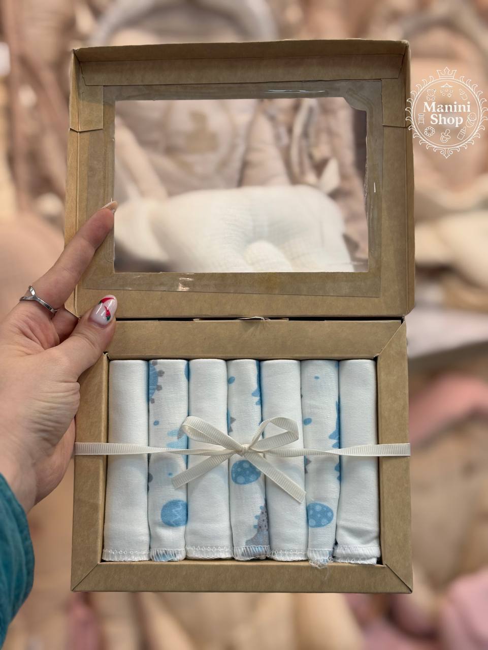 دستمال نخی نوزاد