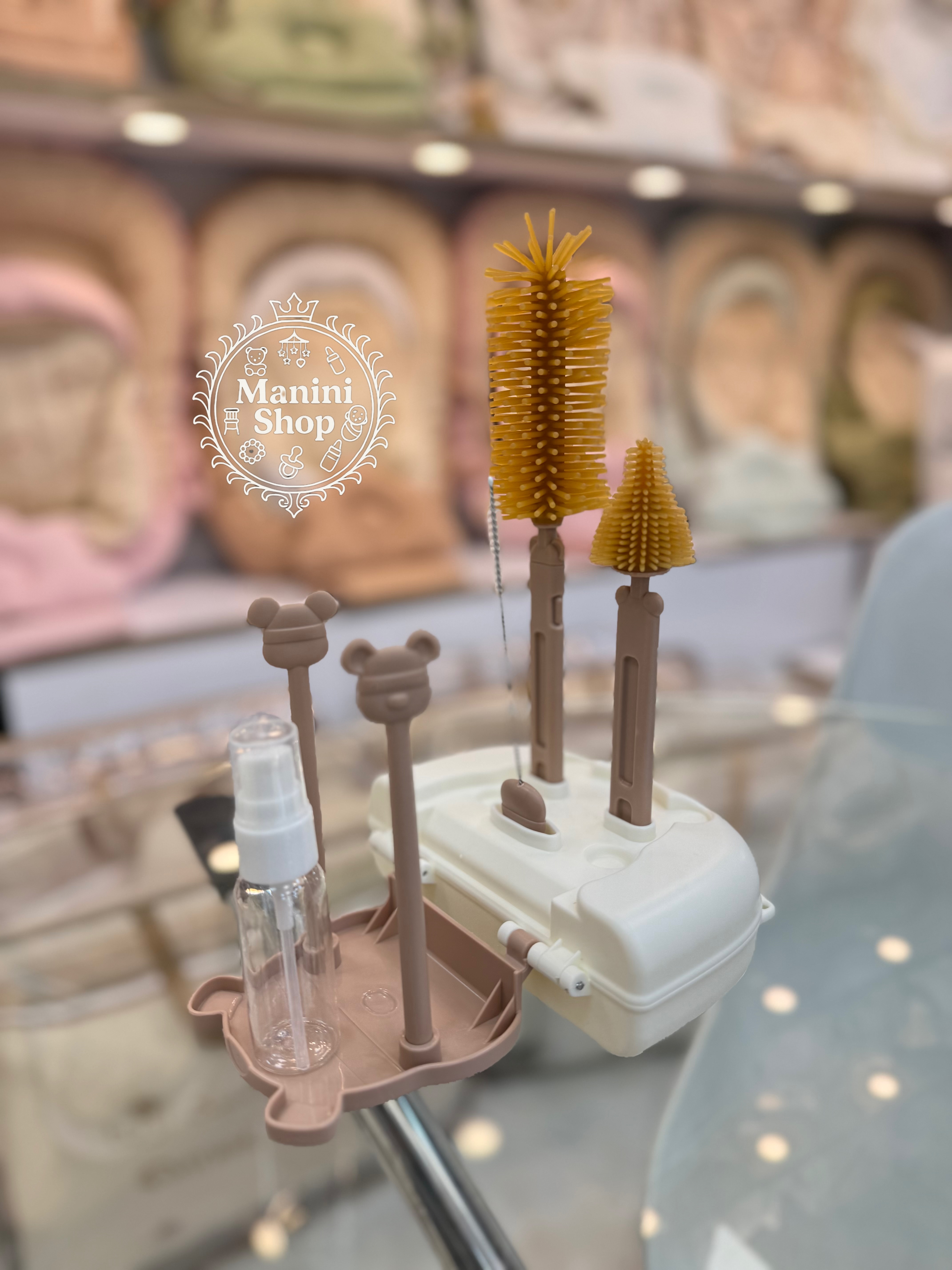 شیشه شور پرتابل استند دار