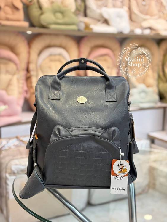 کوله مادر چرم طوسی