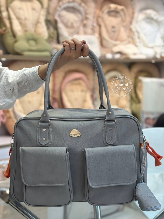 ساک مایورال چرم طوسی