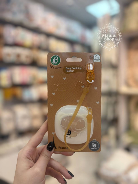 پستونک سیلیکونی با قاب بی بی کرون