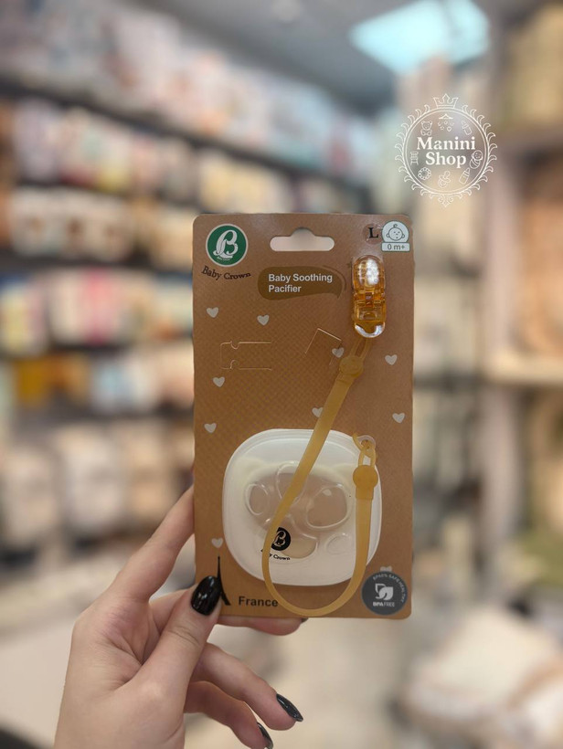 پستونک سیلیکونی با قاب بی بی کرون