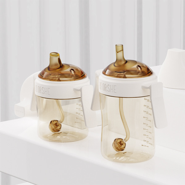 لیوان آبخوری دسته دار heorshe 300ml