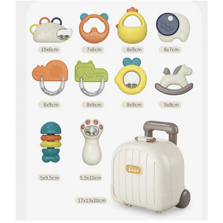 جغجغه چمدانی سیسمونی مانینی شاپ