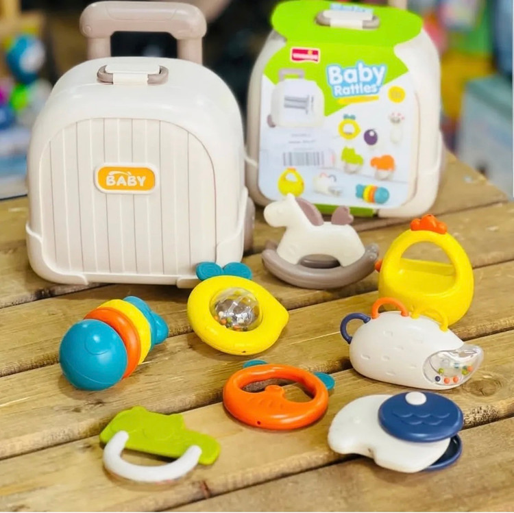 جغجغه چمدانی ۸ عددی سیسمونی مانینی شاپ