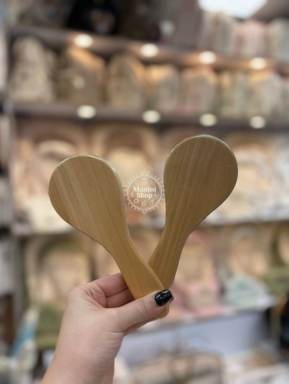 ست شانه برس ۳ تکه چوبی با الیاف طبیعی الیزابت مانینی شاپ