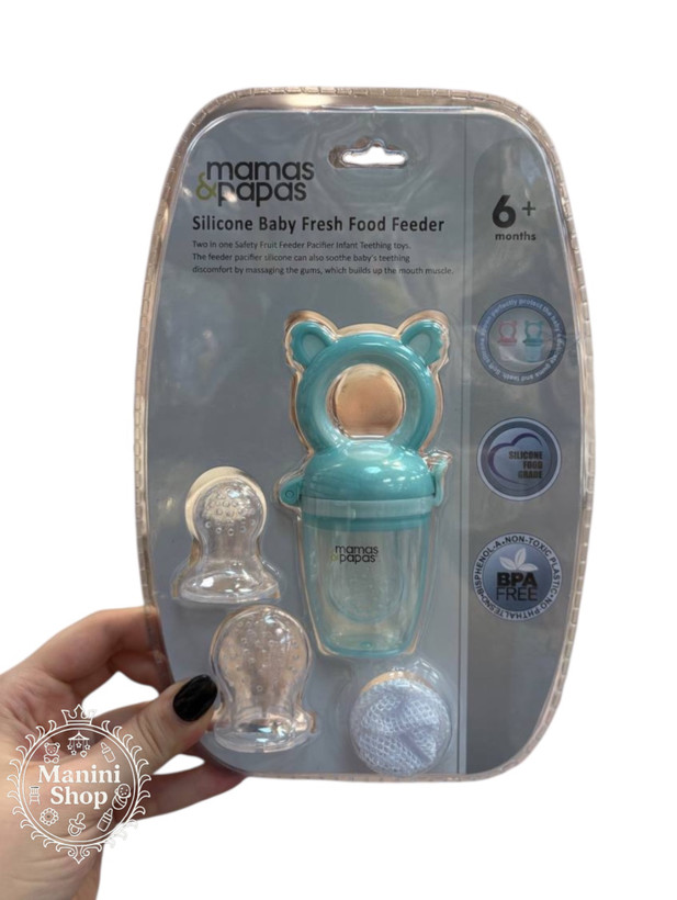 پستونک میوه خوری با سری سیلیکونی برند mamas&papas مانینی شاپ