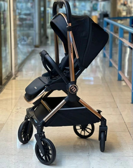 کالسکه لوانا طلایی مایلر سیسمونی مانی نی شاپ