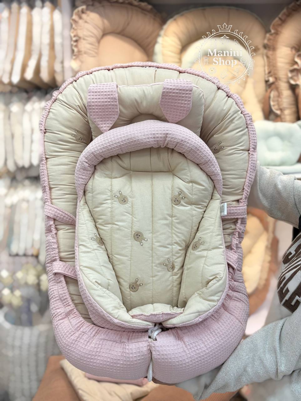 تشک گارددار خرگوش صورتی سیسمونی مانینی شاپ