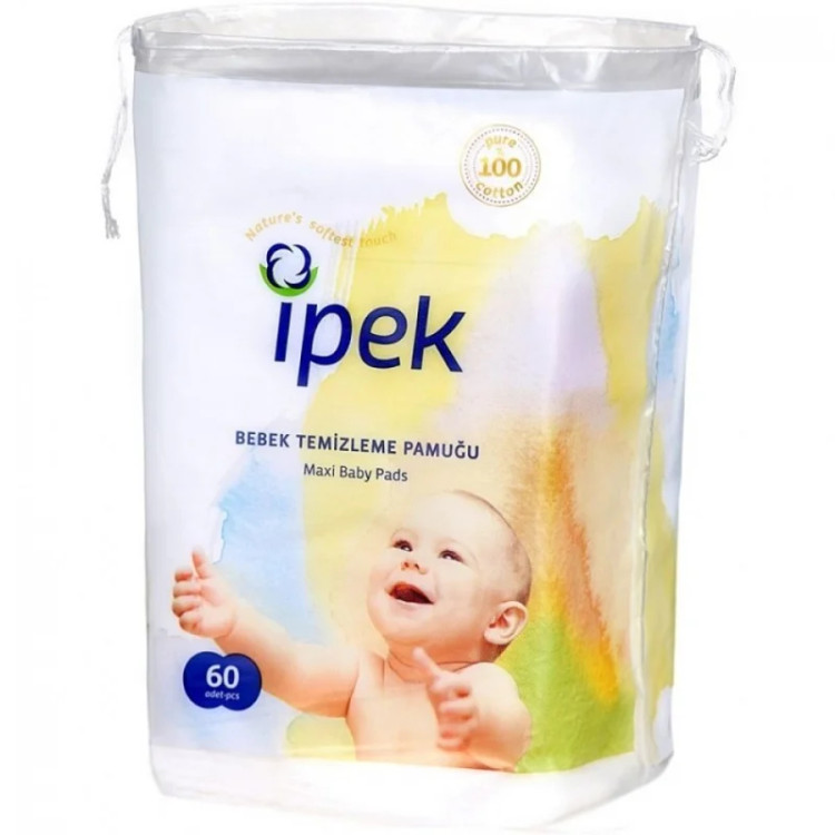 لیف پنبهای Ipek نرم و ایمن برای شستشوی نوزاد | سیسمونی مانینی شاپ