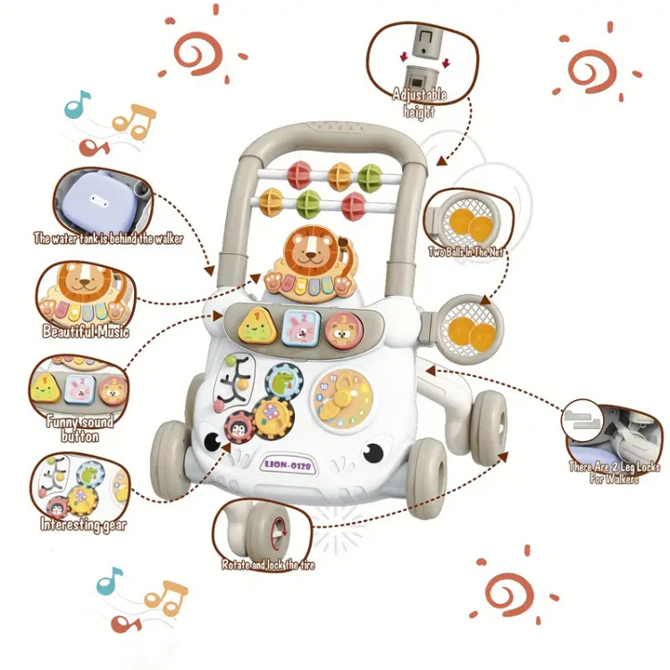 واکر موزیکال طرح شیر سیسمونی مانینی شاپ