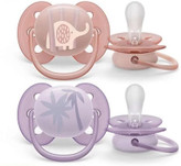 پستانک 6-0 ماه فیلیپس اونت مدل اولترا سافت طرح نخل و فیل PHILIPS AVENT