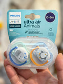 پستانک 6-0 ماه فیلیپس اونت مدل اولترا ایراَنیمالز طرح فیل و پنگوئن PHILIPS AVENT