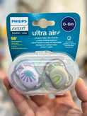 پستانک 6-0 ماه فیلیپس اونت مدل اولترا ایر طرح رنگین کمان و خورشید PHILIPS AVENT