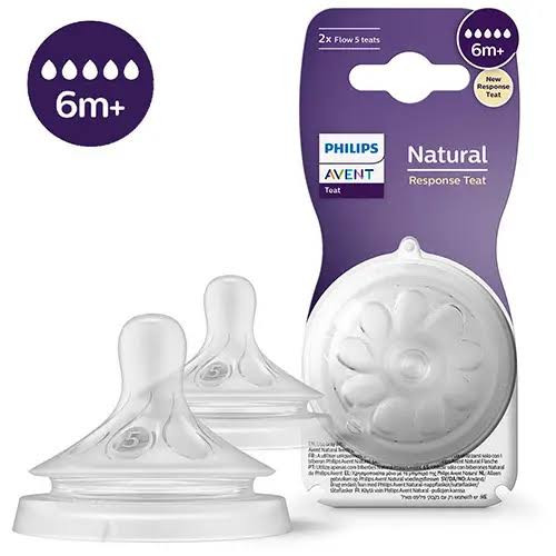 سرشیشه ۵ قطره دوعددی برند اونت ریسپانس philips Avent Response - سیسمونی مانینی شاپ
