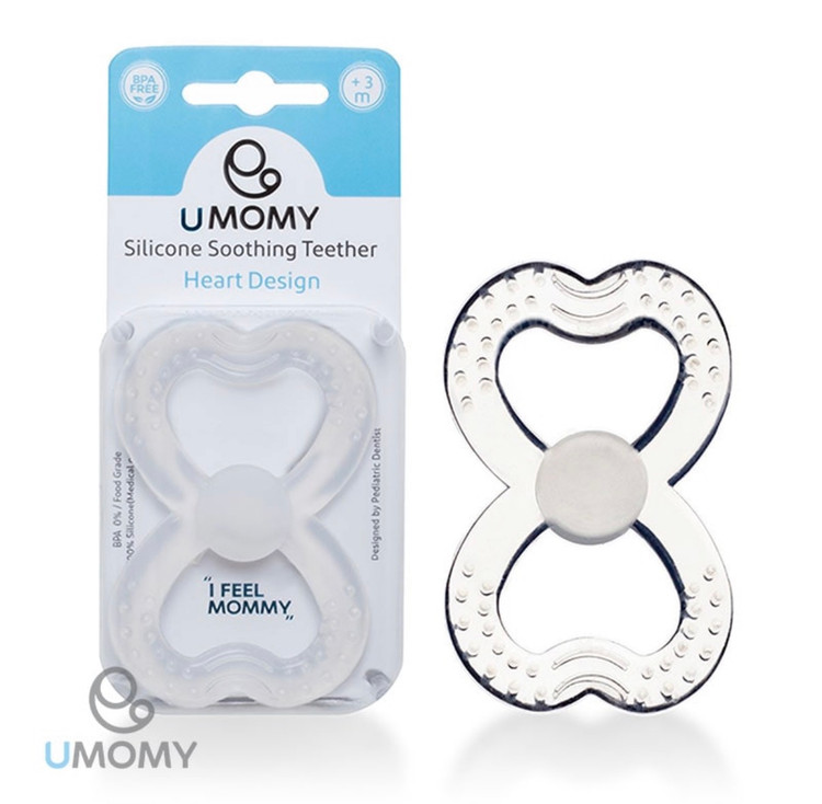 دندانگیر سیلیکونی طرح قلب برند یومامیUMOMY
