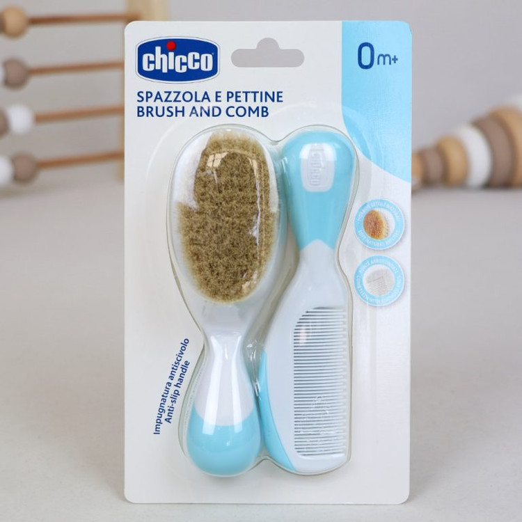 شانه برس چیکو با الیاف طبیعی chicco