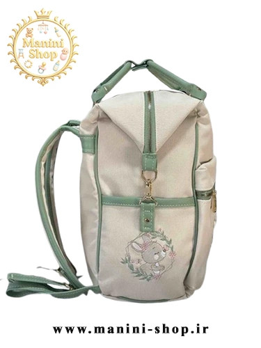 ساک لوازم نوزاد 3 کاره طرح خرگوش پاپیون دار آرینابگ Arina Bag