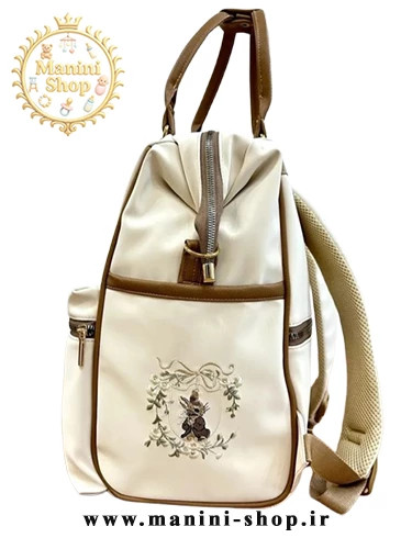ساک لوازم نوزاد 3 کاره طرح خرگوش پاپیون دار آرینابگ Arina Bag