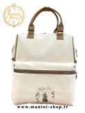 ساک لوازم نوزاد 3 کاره طرح خرگوش پاپیون دار آرینابگ Arina Bag