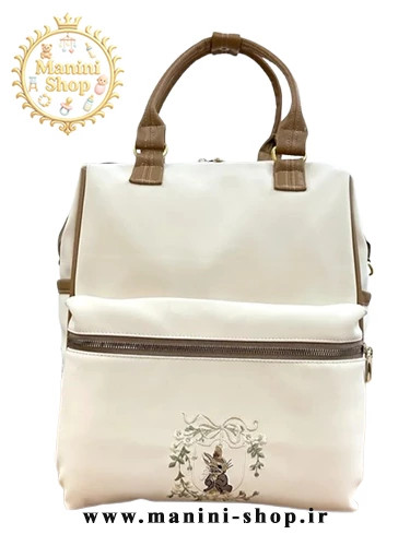 ساک لوازم نوزاد 3 کاره طرح خرگوش پاپیون دار آرینابگ Arina Bag