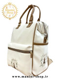 ساک لوازم نوزاد 3 کاره طرح خرگوش پاپیون دار آرینابگ Arina Bag