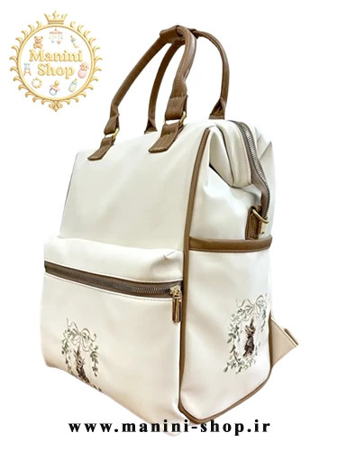 ساک لوازم نوزاد 3 کاره طرح خرگوش پاپیون دار آرینابگ Arina Bag