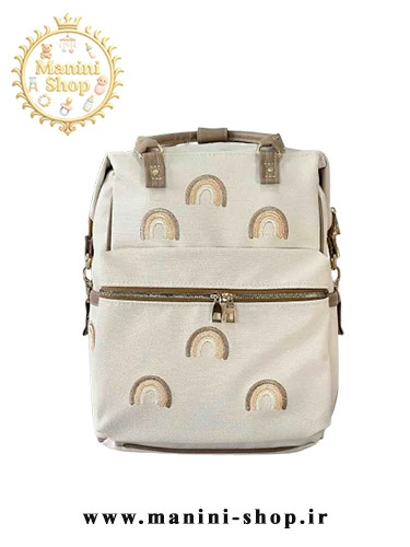 ساک لوازم نوزاد 3 کاره طرح رنگین کمان