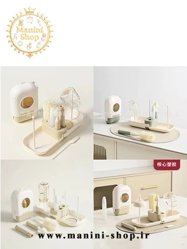 ست شیشهشور سیلیکونی آبچکان دار پرتابلی HEORSHE