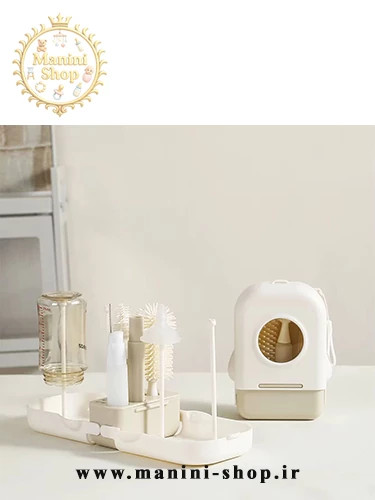 ست شیشهشور سیلیکونی آبچکان دار پرتابلی HEORSHE