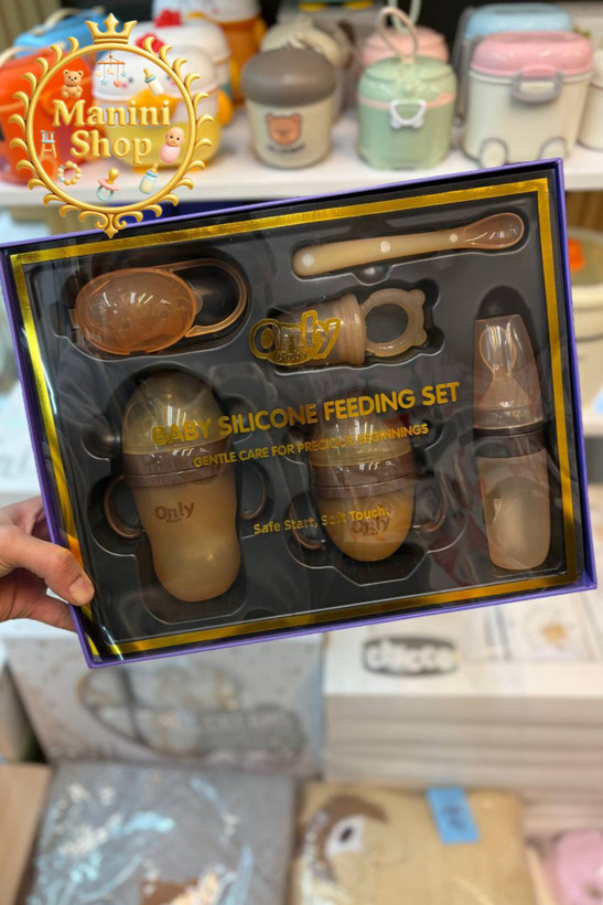 ست آغازین 7 تیکه سیلیکونی نوزاد طرح هیروشی Only Baby