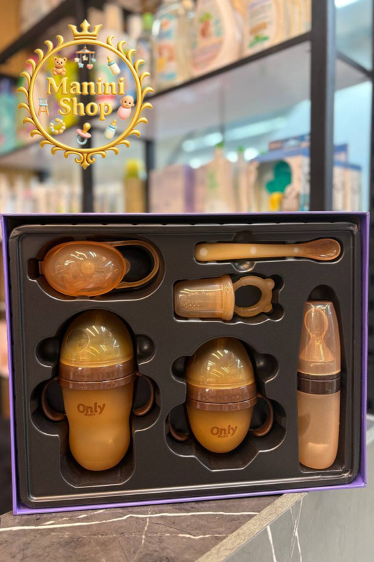 ست آغازین 7 تیکه سیلیکونی نوزاد طرح هیروشی Only Baby