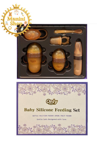 ست آغازین 7 تیکه سیلیکونی نوزاد طرح هیروشی Only Baby