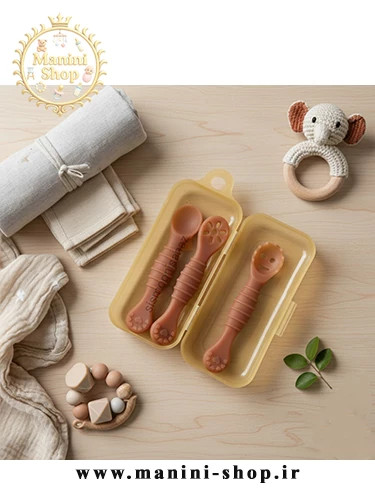 ست قاشق سیلیکونی پری اسپون ۳ عددی برند HEORSHE