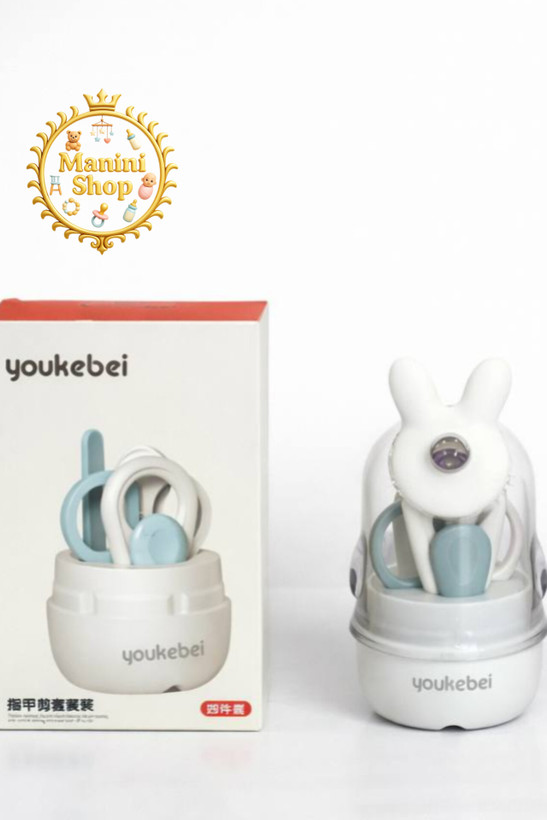 قیمت و خرید ست مانیکور نوزاد خرگوش لاکچری برند Youkebei | ابزار کامل سیسمونی در مانی نی شاپ