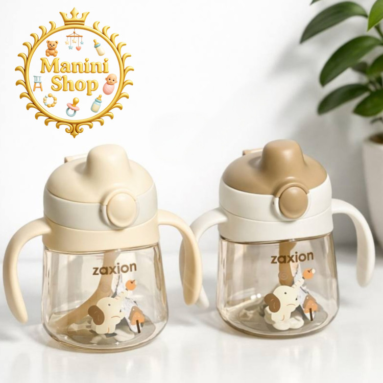 لیوان آموزشی و آبمیوه خوری ۲رنگ موم وعسل طرحHEORSHE با کیفیت عالی و قیمت مناسب