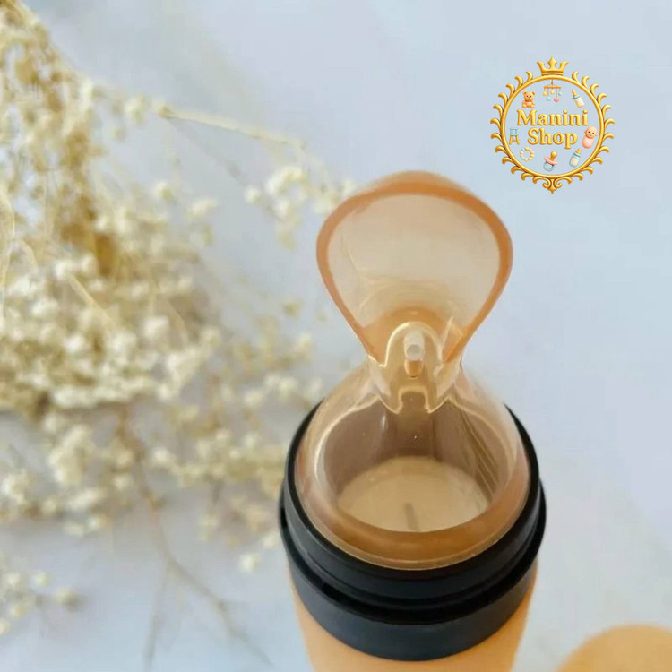 سرلاکخوری دوکاره Chicco اصل ایتالیا رنگ قهوه ای| بهترین انتخاب برای غذای کمکی کودک ۶+