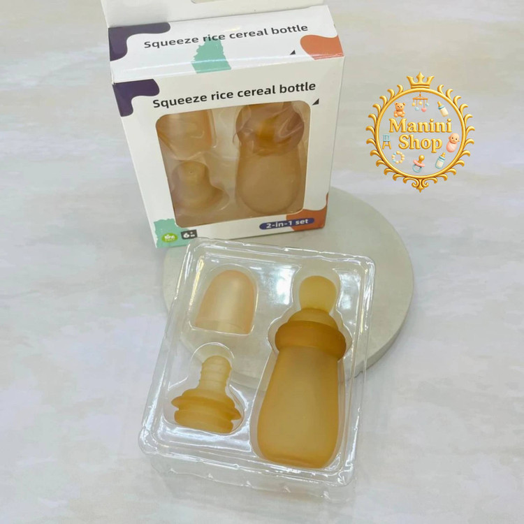 سرلاک خورری دوکاره ی ارزان مانینیشاپ Affordable 2-in-1 Baby Cereal Feeder – ManiniShop