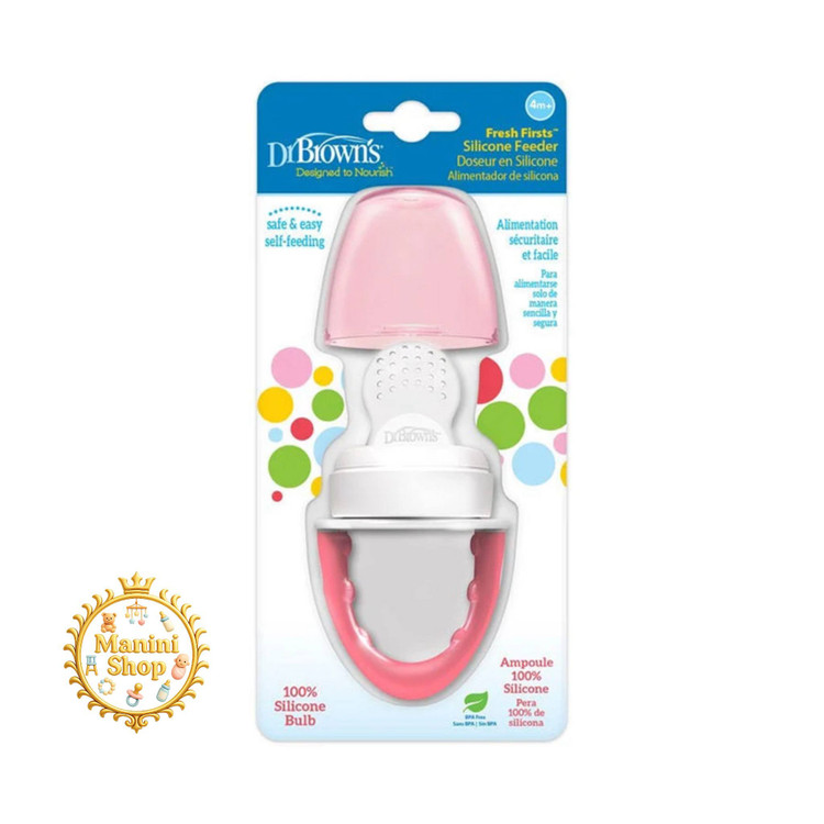 پستانک میوه خوری دکتر براون dr brown صورتی