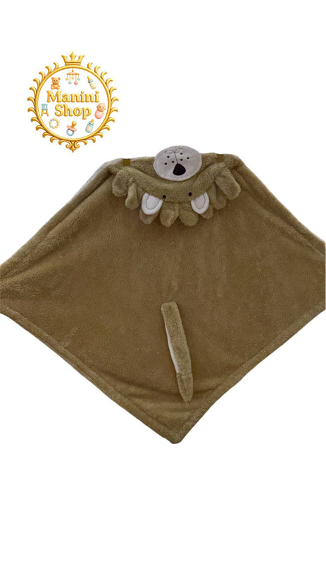 پتو دورپیچ کلاهدار نوزاد ۸۵×۸۵ پولیش ضدحساسیت