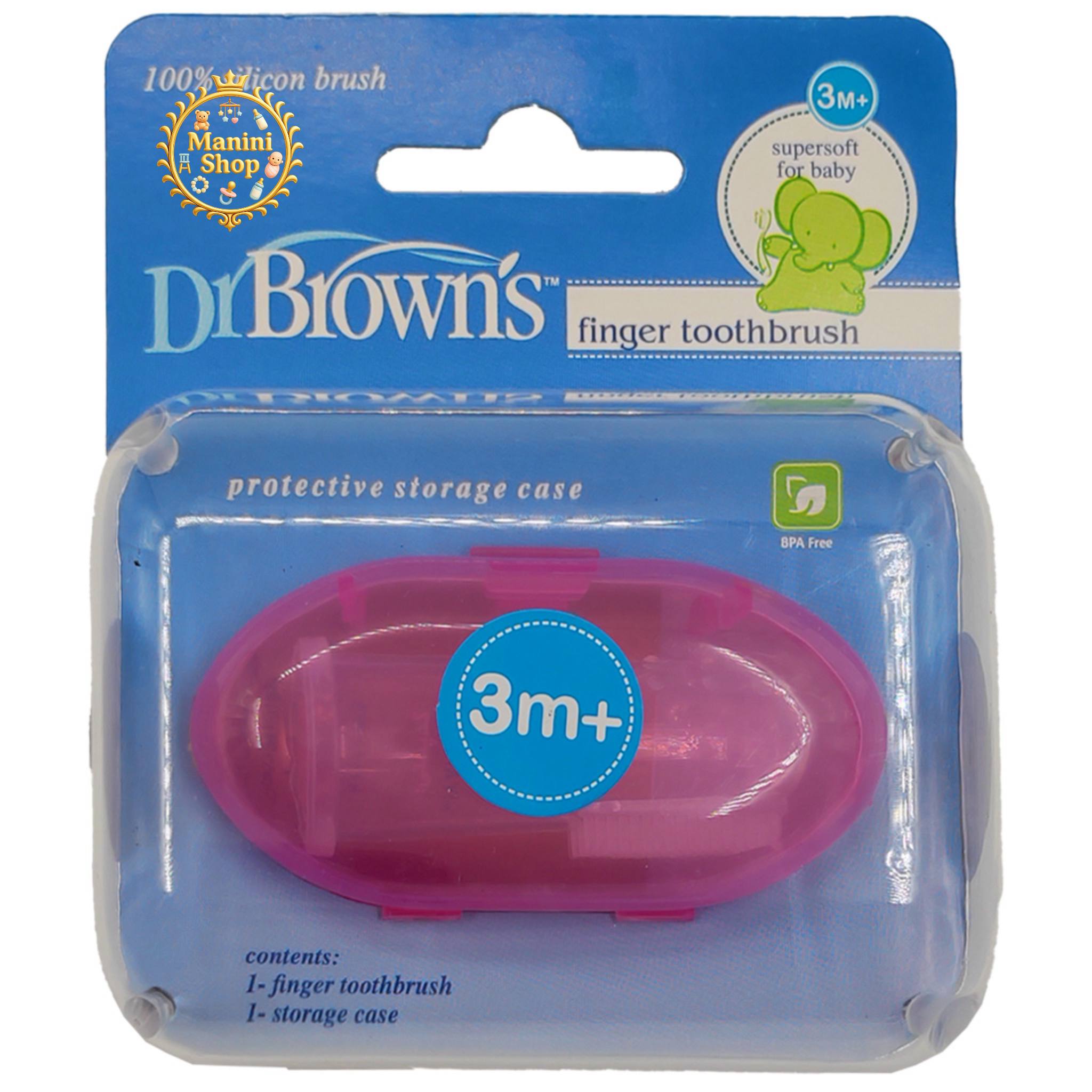 مسواک انگشتی قاب دار نوزاد دکتر براون Dr. Brown’s