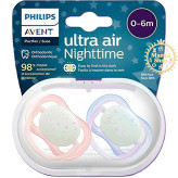 پستانک 6-0 ماه فیلیپس اونت مدل اولترا ایرنایت تایم PHILIPS AVENT