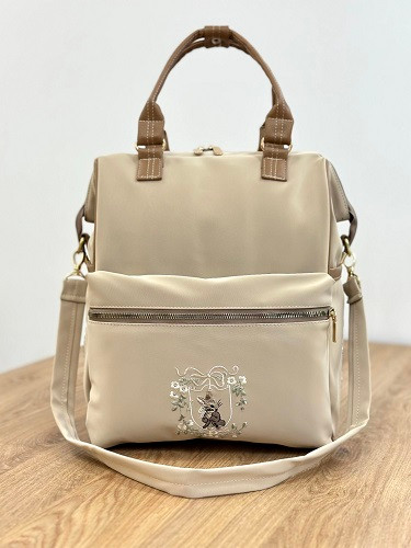 ساک لوازم نوزاد 3 کاره طرح خرگوش پاپیون دار آرینابگ Arina Bag