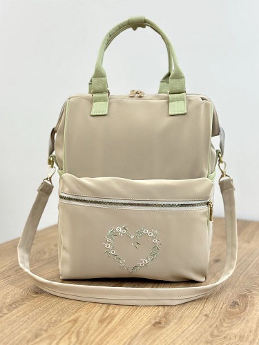 ساک لوازم نوزاد 3 کاره طرح قلب آرینابگ Arina Bag