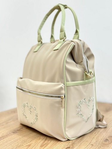 ساک لوازم نوزاد 3 کاره طرح قلب آرینابگ Arina Bag