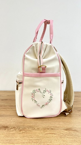 ساک لوازم نوزاد 3 کاره طرح قلب آرینابگ Arina Bag