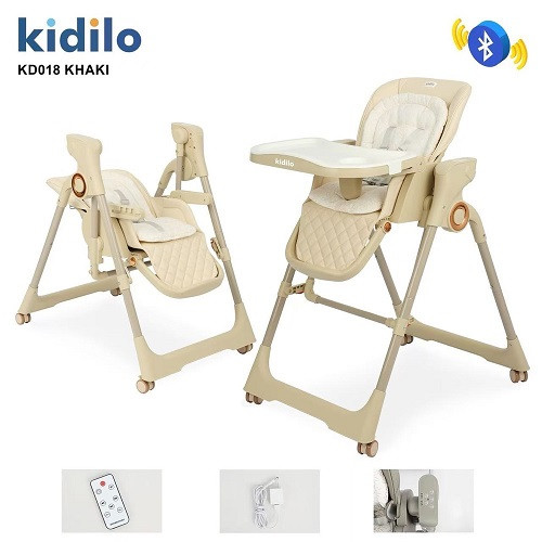 صندلی غذای تابشو برقی کودک مدل KD018 برند کیدیلو kidilo
